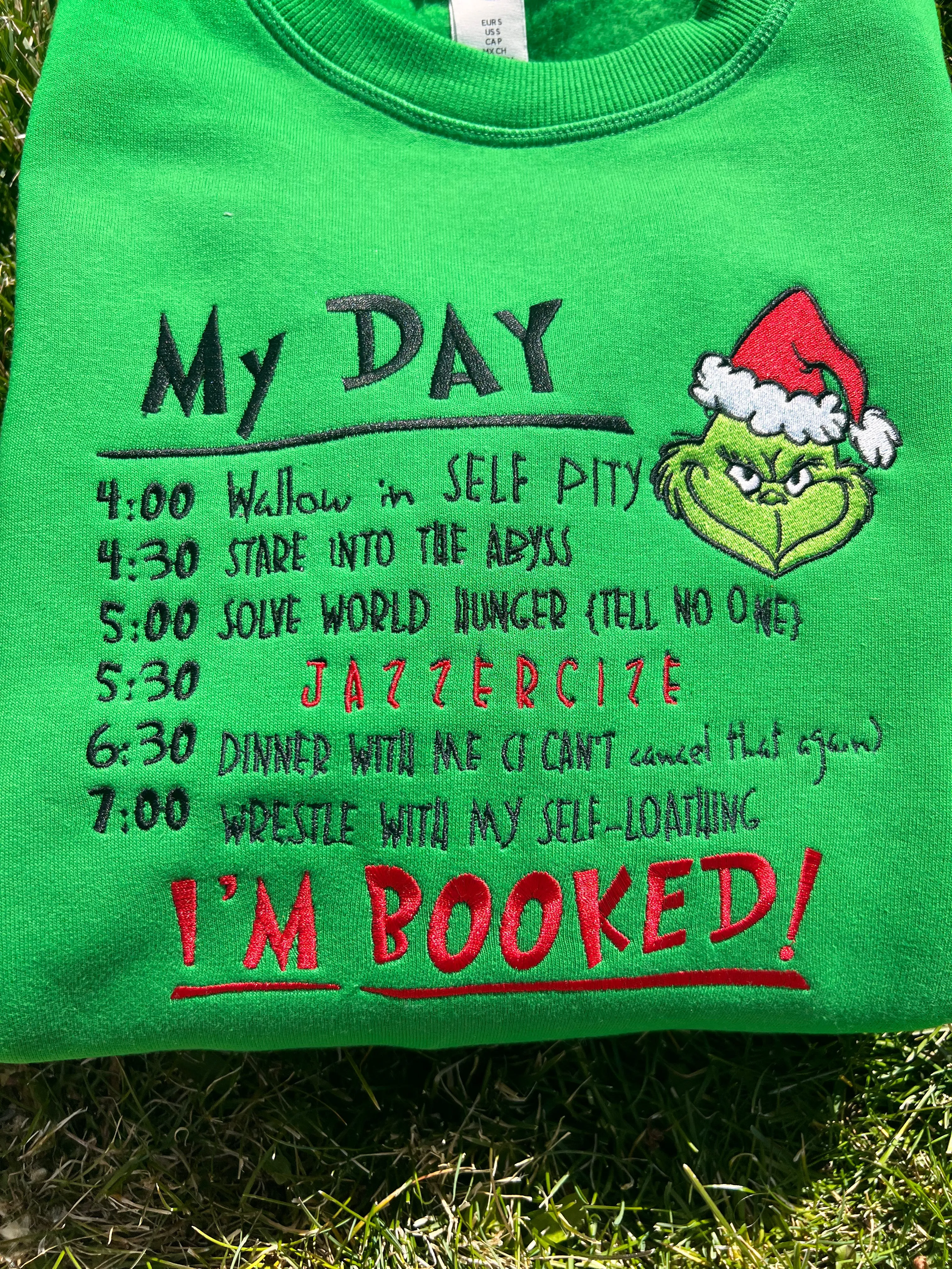 My Day UNISEX Embroidered Sweatshirts, Gifts for her