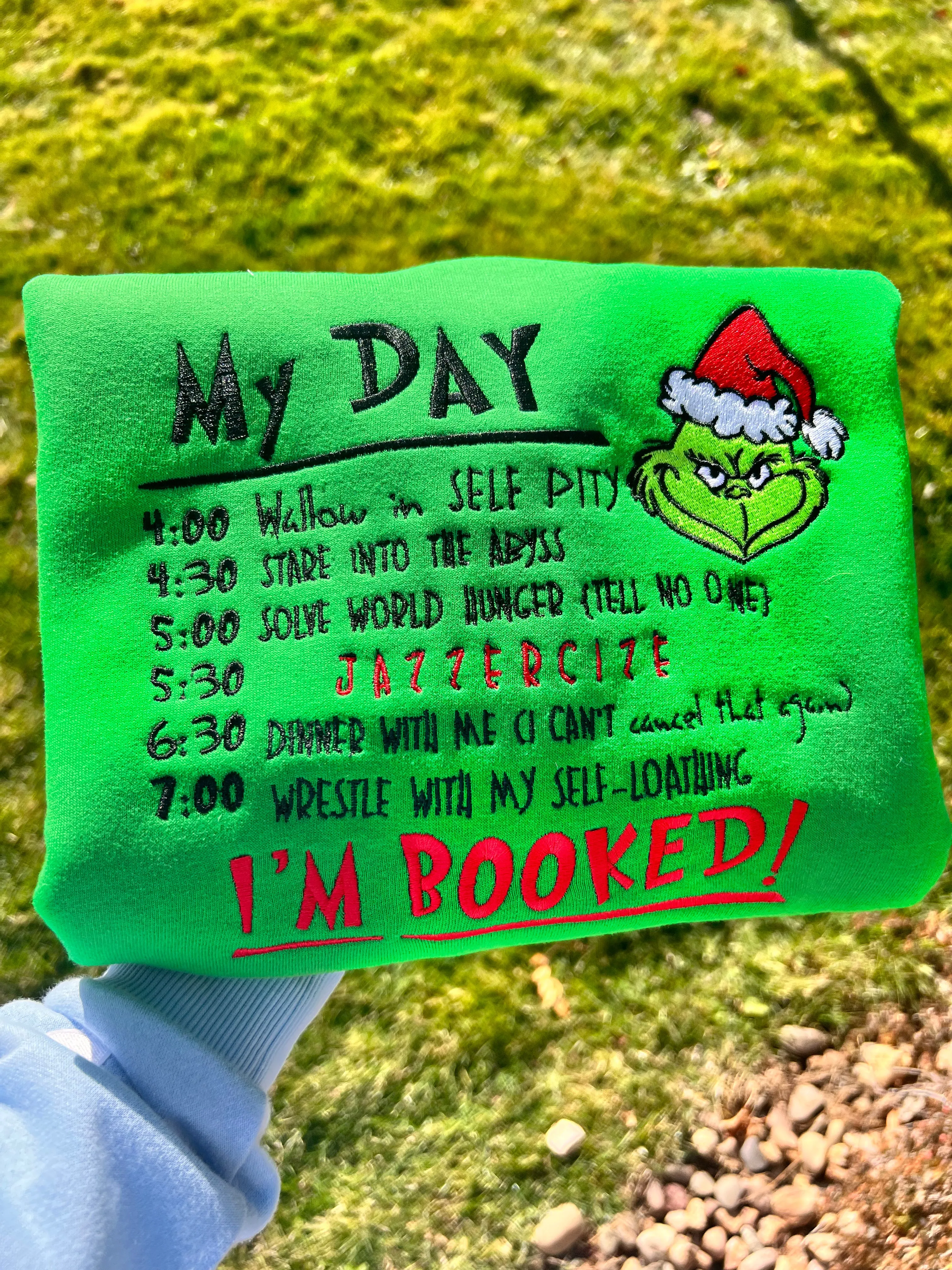 My Day UNISEX Embroidered Sweatshirts, Gifts for her