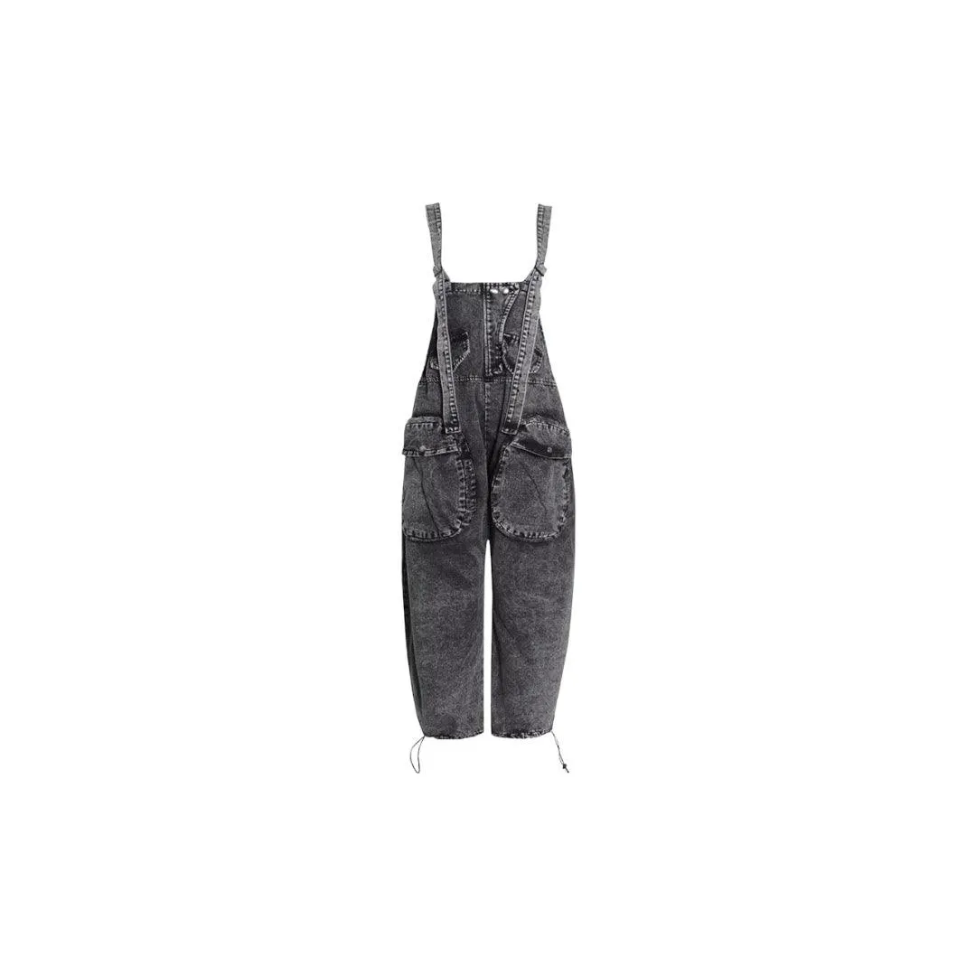 My Prerogative Black Denim Overalls