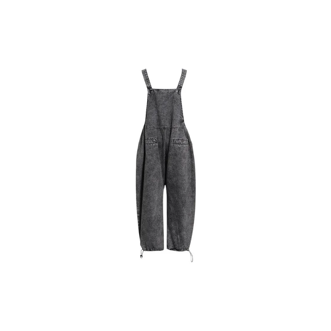 My Prerogative Black Denim Overalls