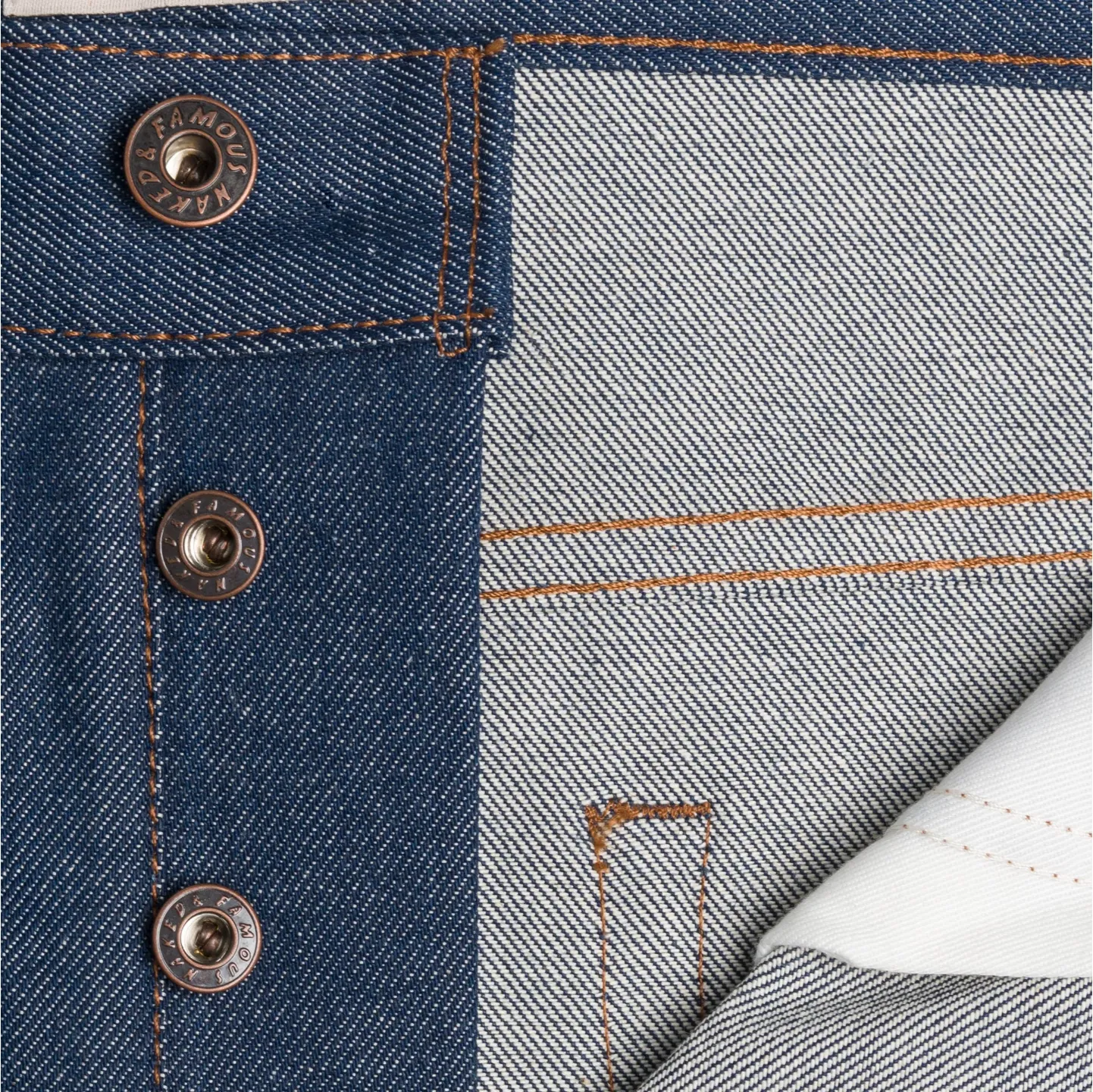 Naked & Famous Groovy Guy - Natural Indigo Selvedge
