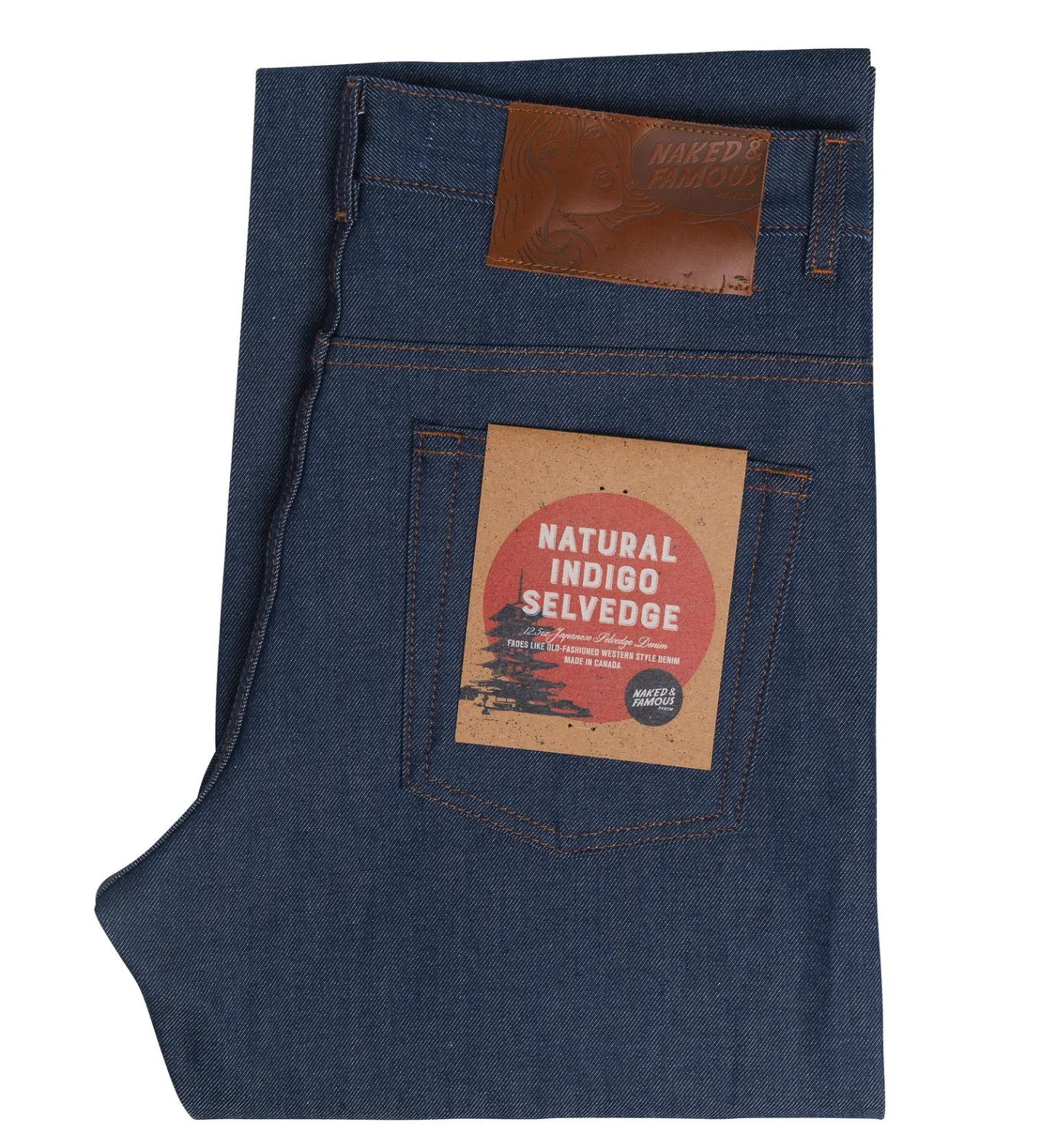 Naked & Famous Groovy Guy - Natural Indigo Selvedge