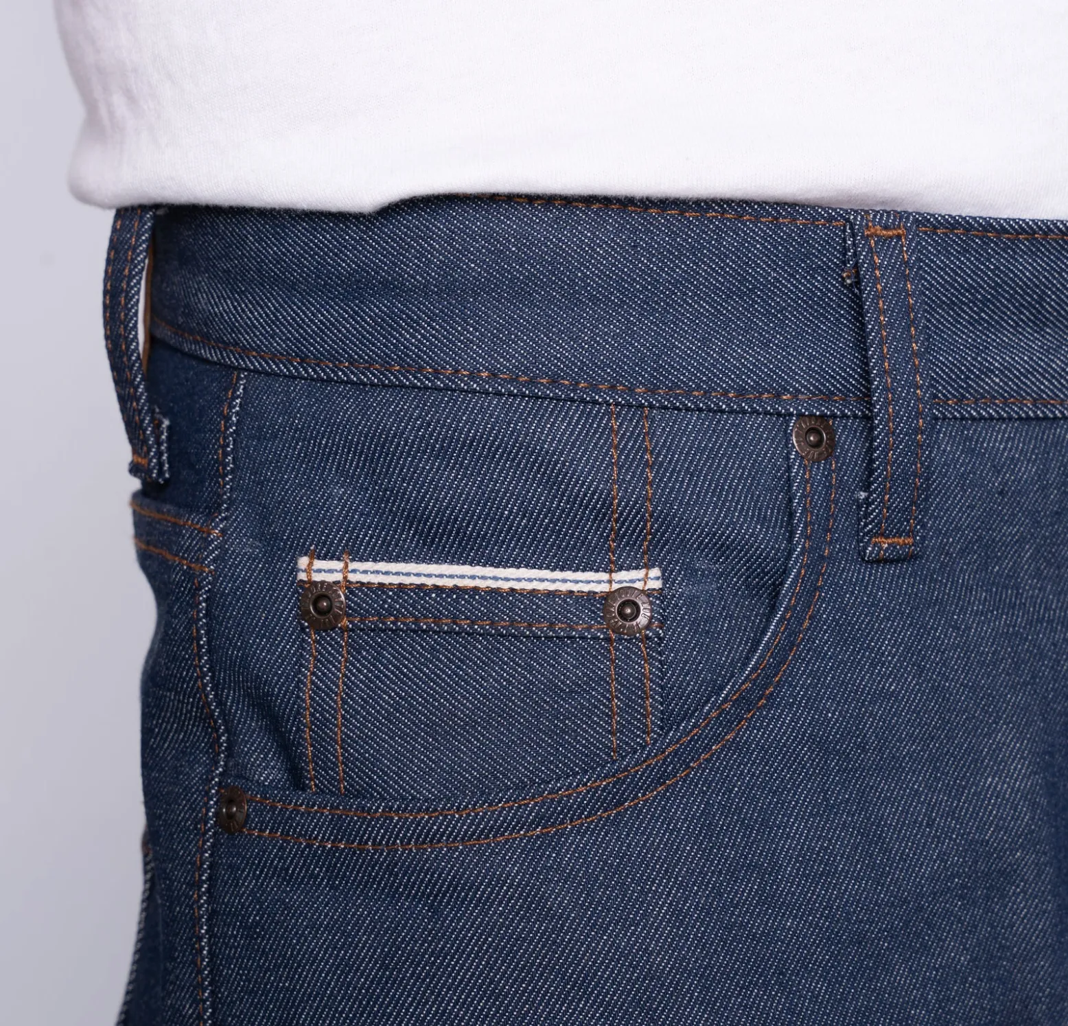 Naked & Famous Natural Indigo Selvedge - Strong Guy