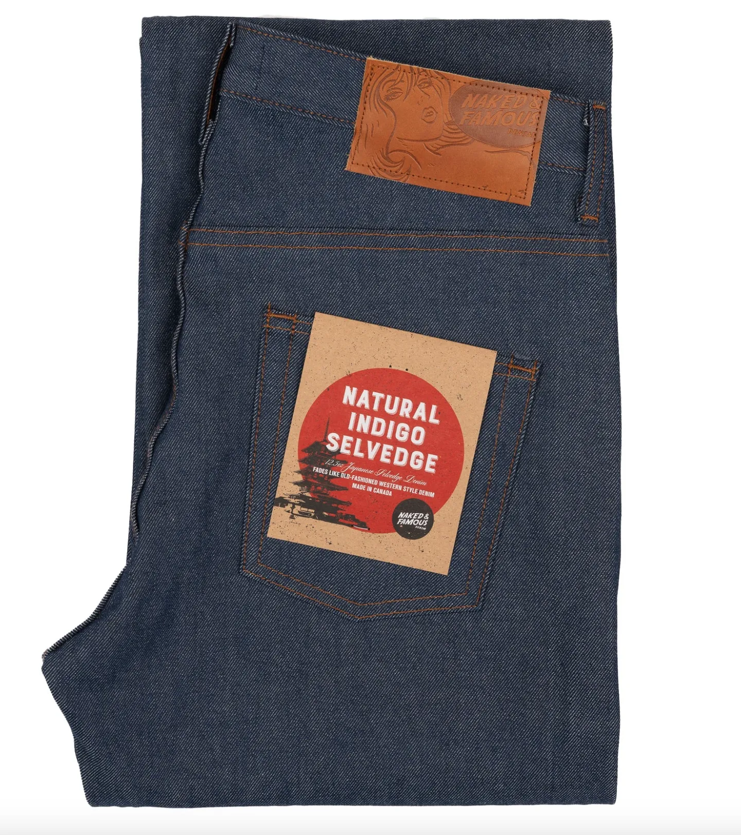 Naked & Famous Natural Indigo Selvedge - Strong Guy