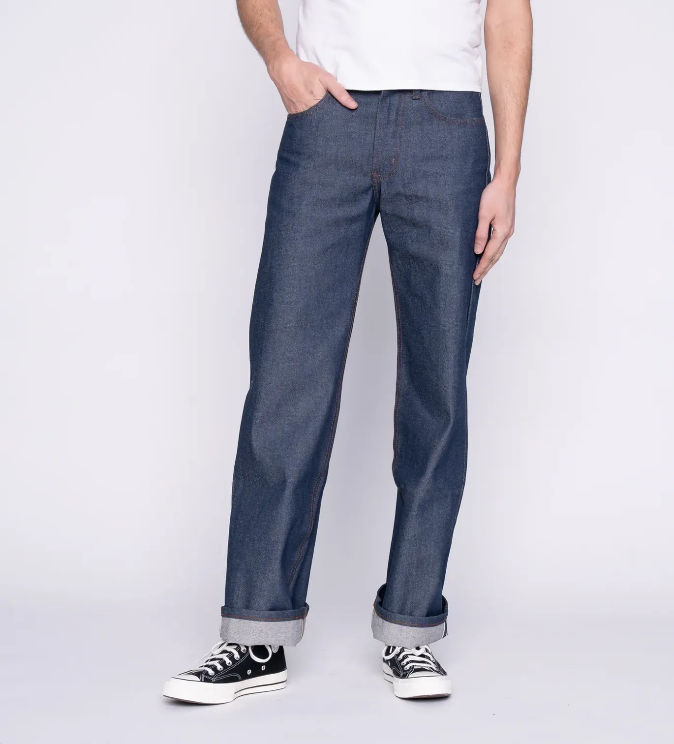 Naked & Famous Natural Indigo Selvedge - Strong Guy