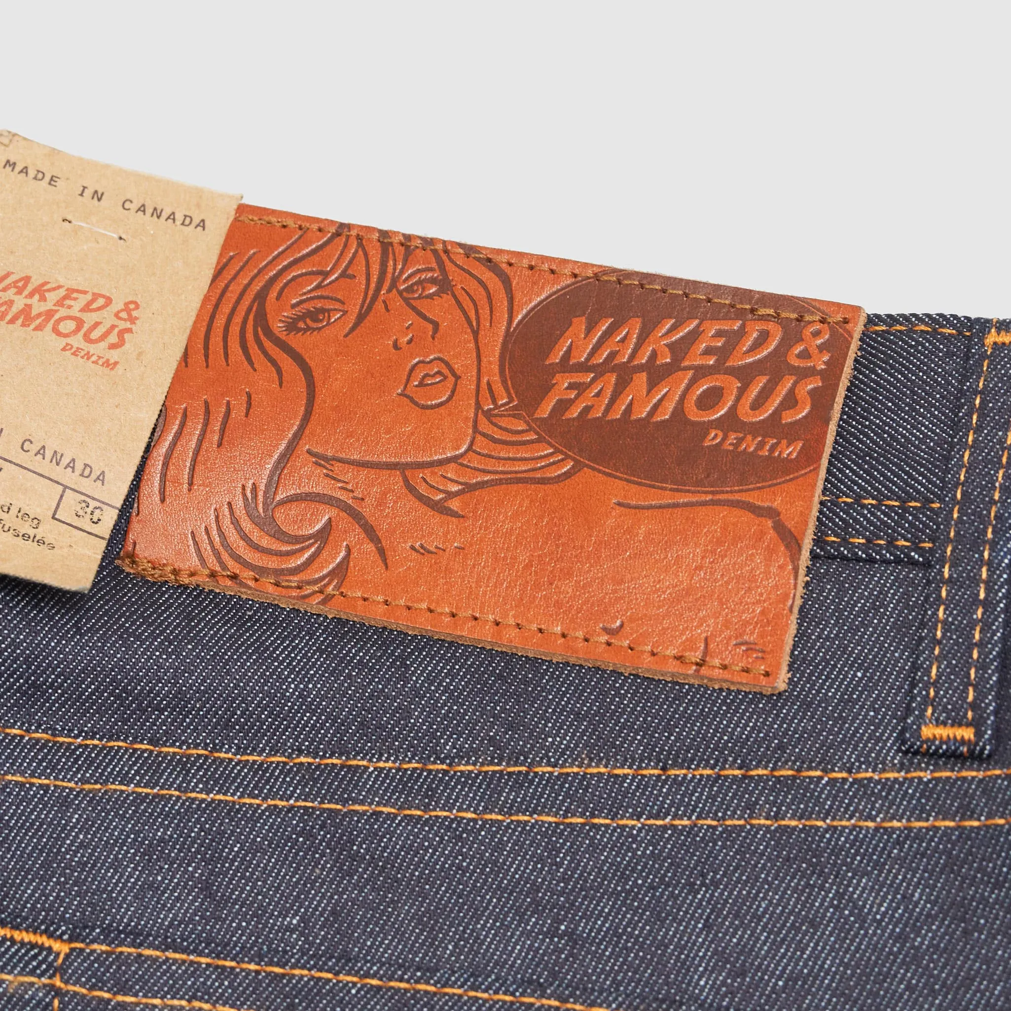 Naked & Famous Stretch Selvage Denim Weird Guy