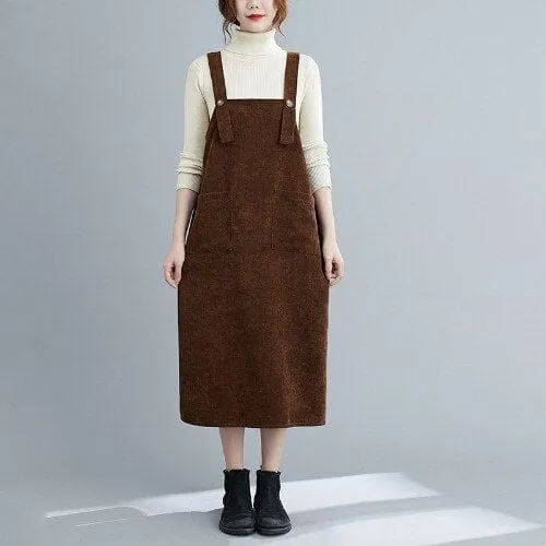 Namara Vintage Midi Overall Dress