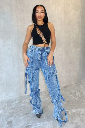 Naples Washed Denim Pants