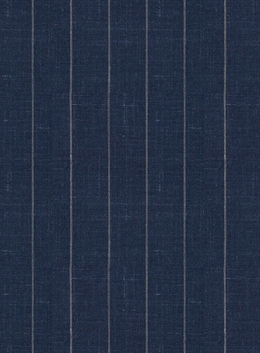 Napolean Genova Stripe Blue Wool Jacket
