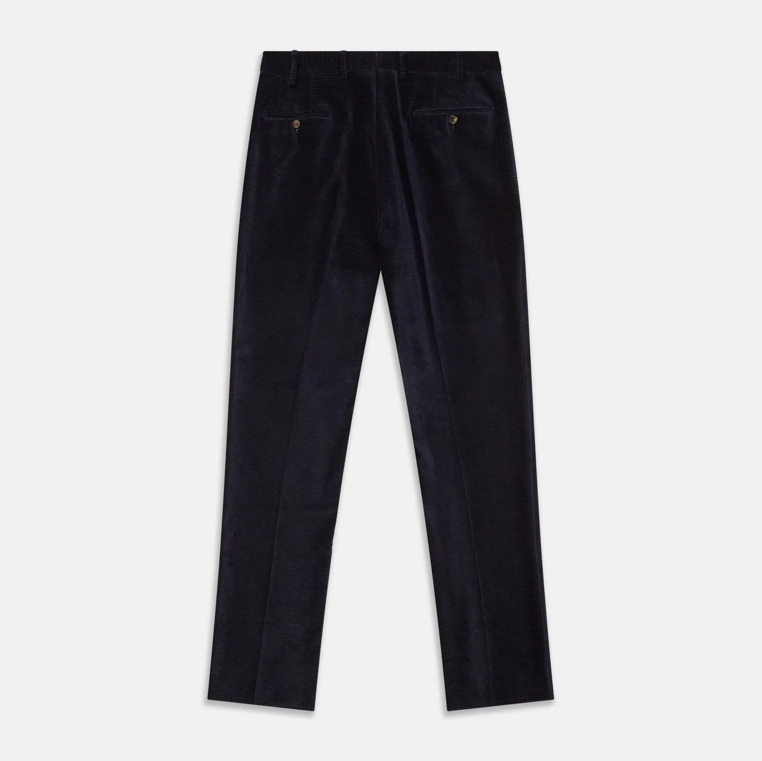 Navy Horizontal Cord Nolan Trousers