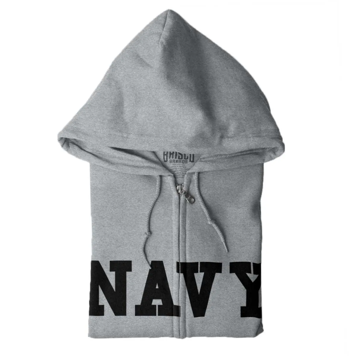 Navy Logo Zipper Hoodie