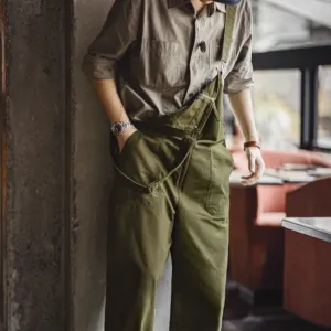 Navy Work Retro Overalls V0449
