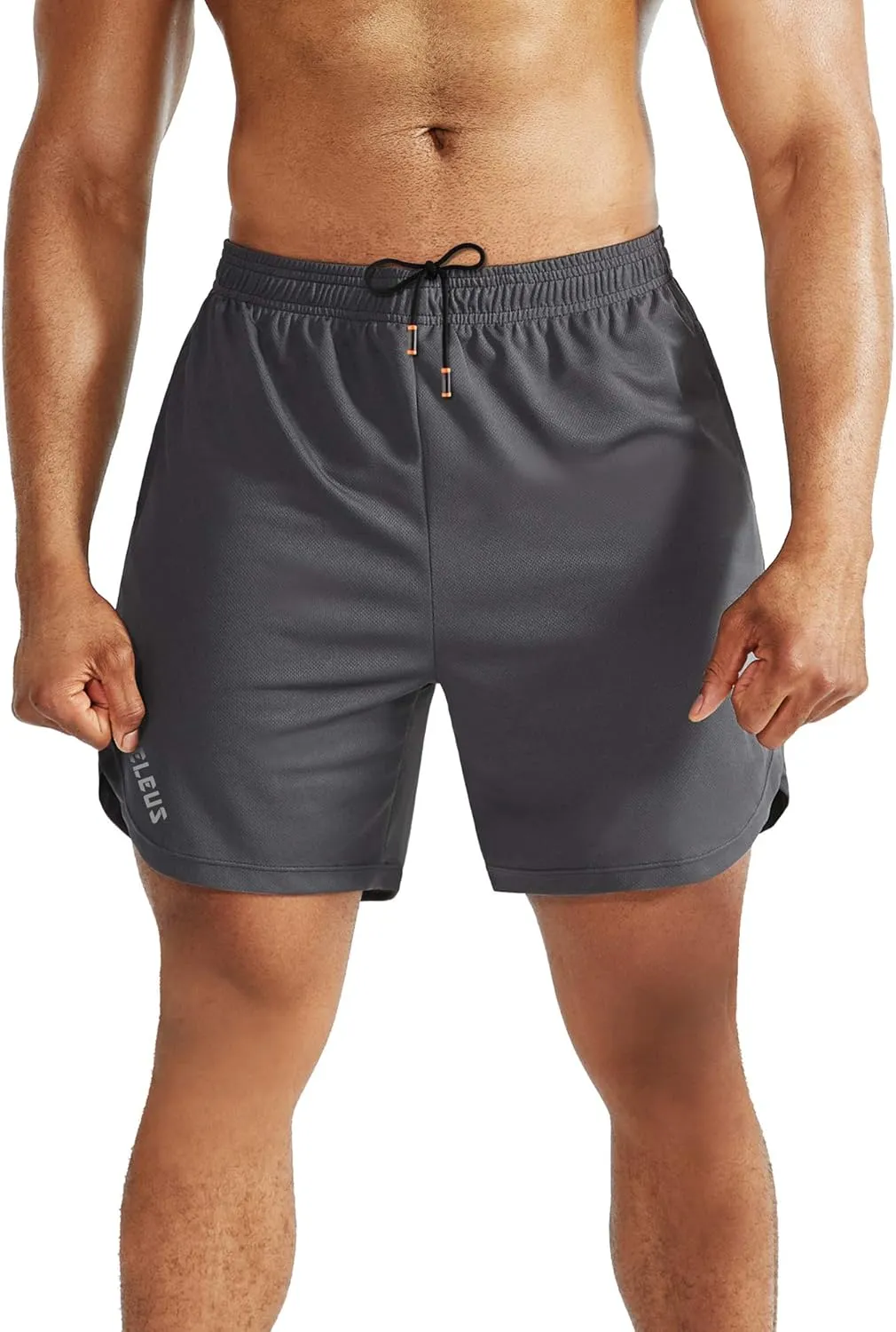 NELEUS Men's 2 in 1 Running Shorts with Liner,Dry Fit Workout Shorts with Pockets