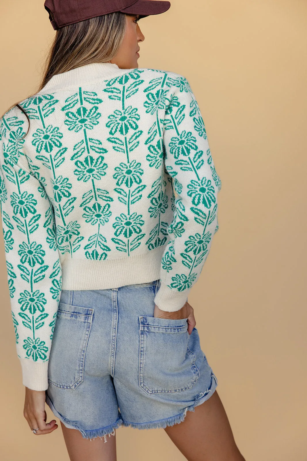 Never Forget You Floral Sweater