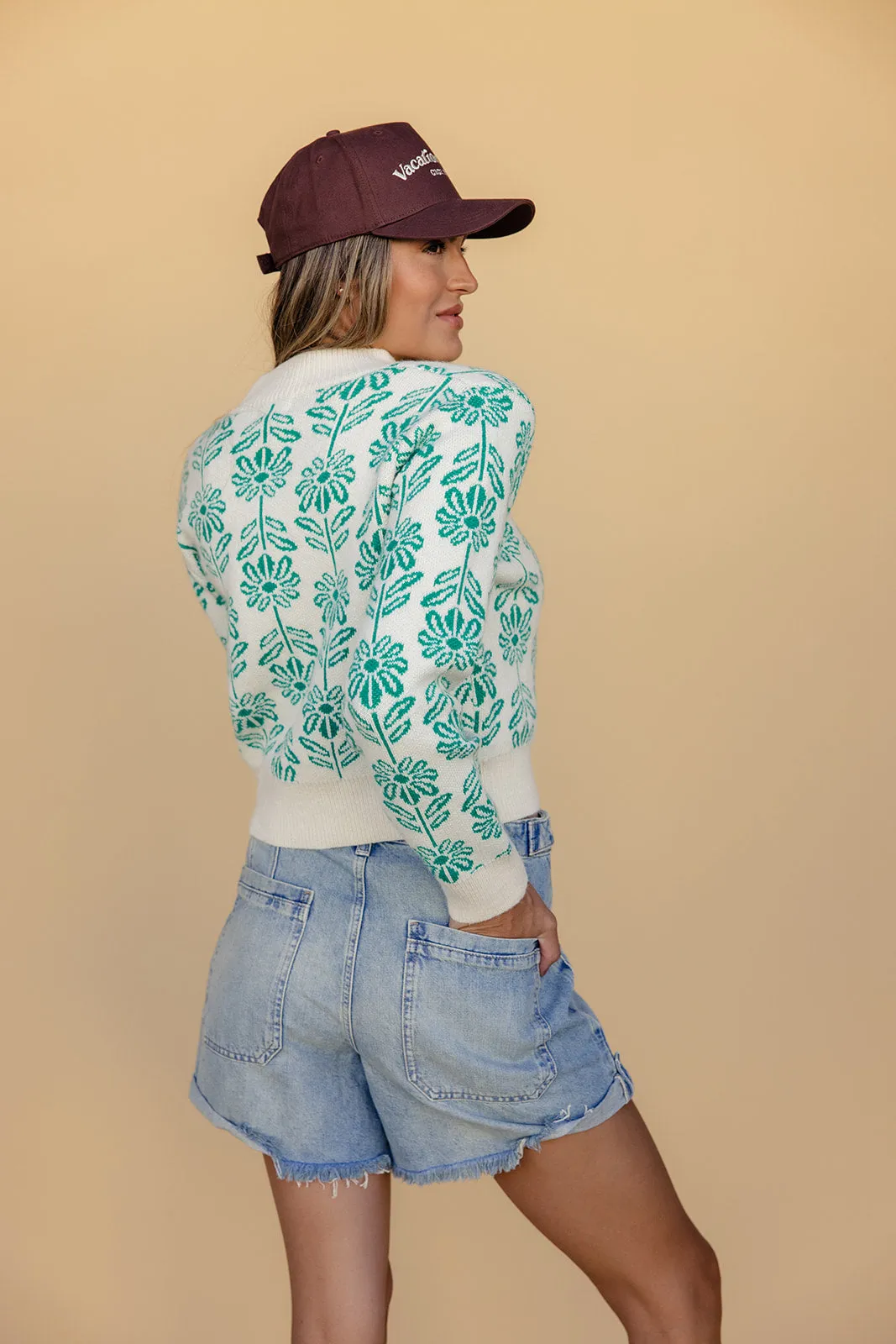 Never Forget You Floral Sweater