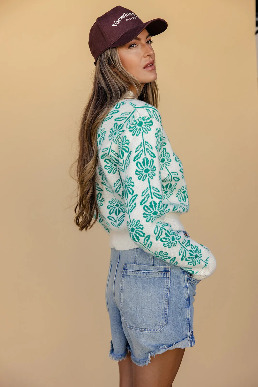 Never Forget You Floral Sweater