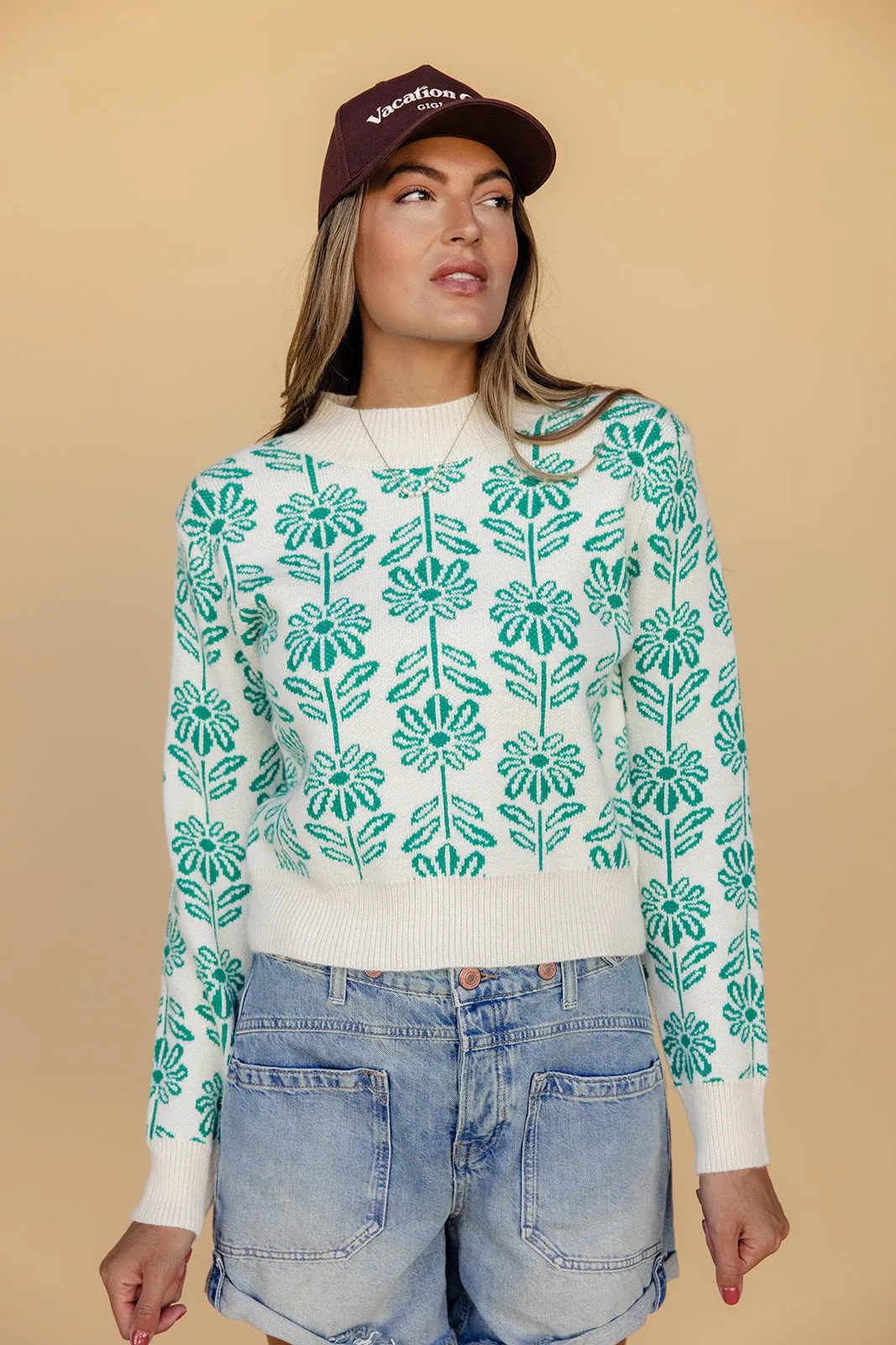 Never Forget You Floral Sweater
