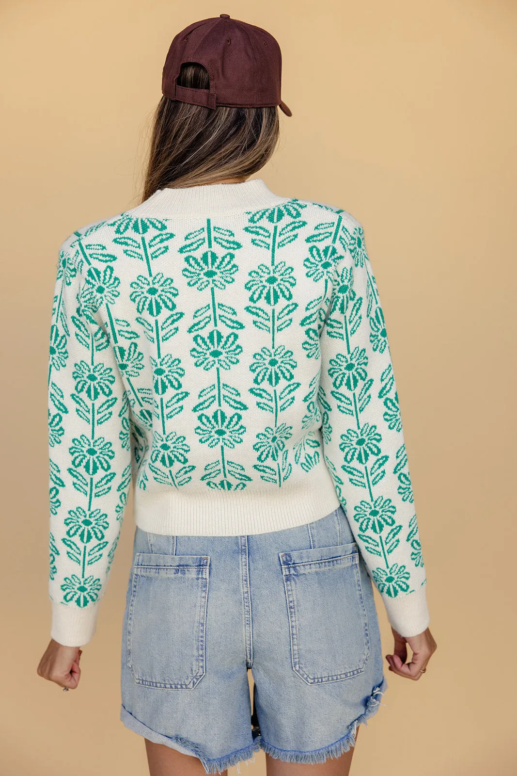 Never Forget You Floral Sweater