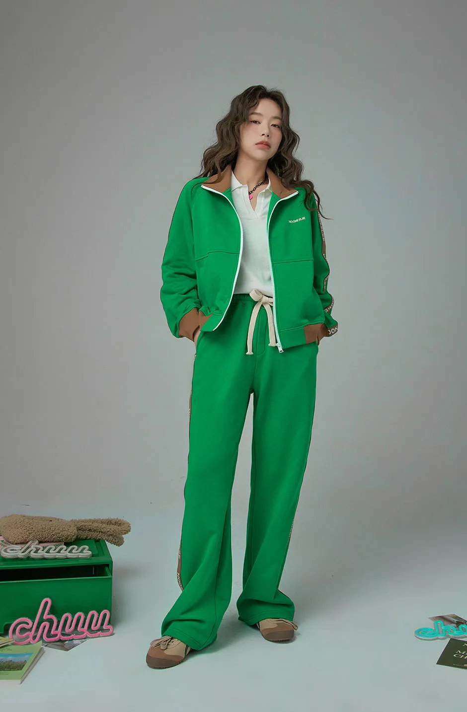 Never Too Much Track Zip-Up