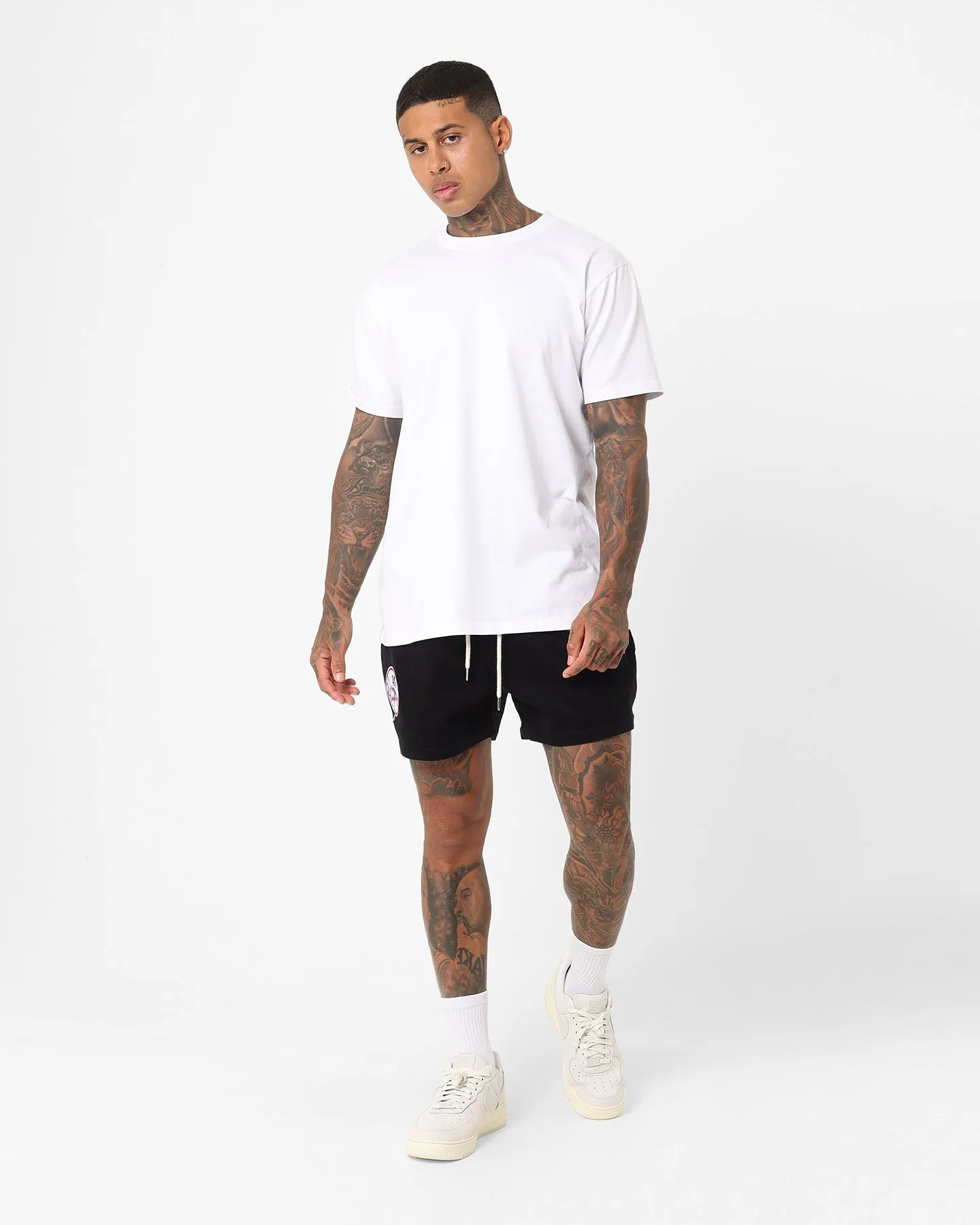New Era New York Yankees Corduroy Woven Shorts Navy