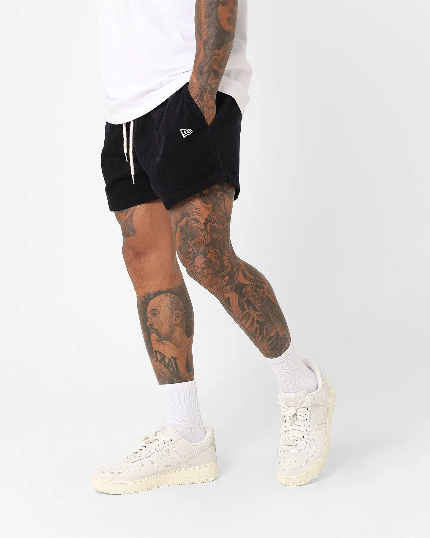 New Era New York Yankees Corduroy Woven Shorts Navy