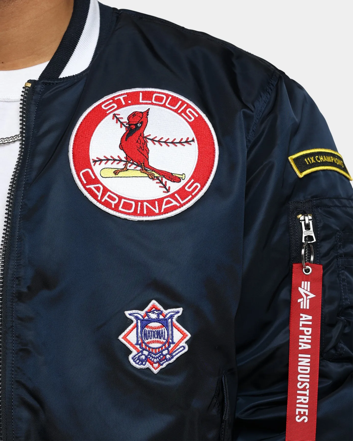 New Era St Louis Cardinals Varsity Jacket Blue
