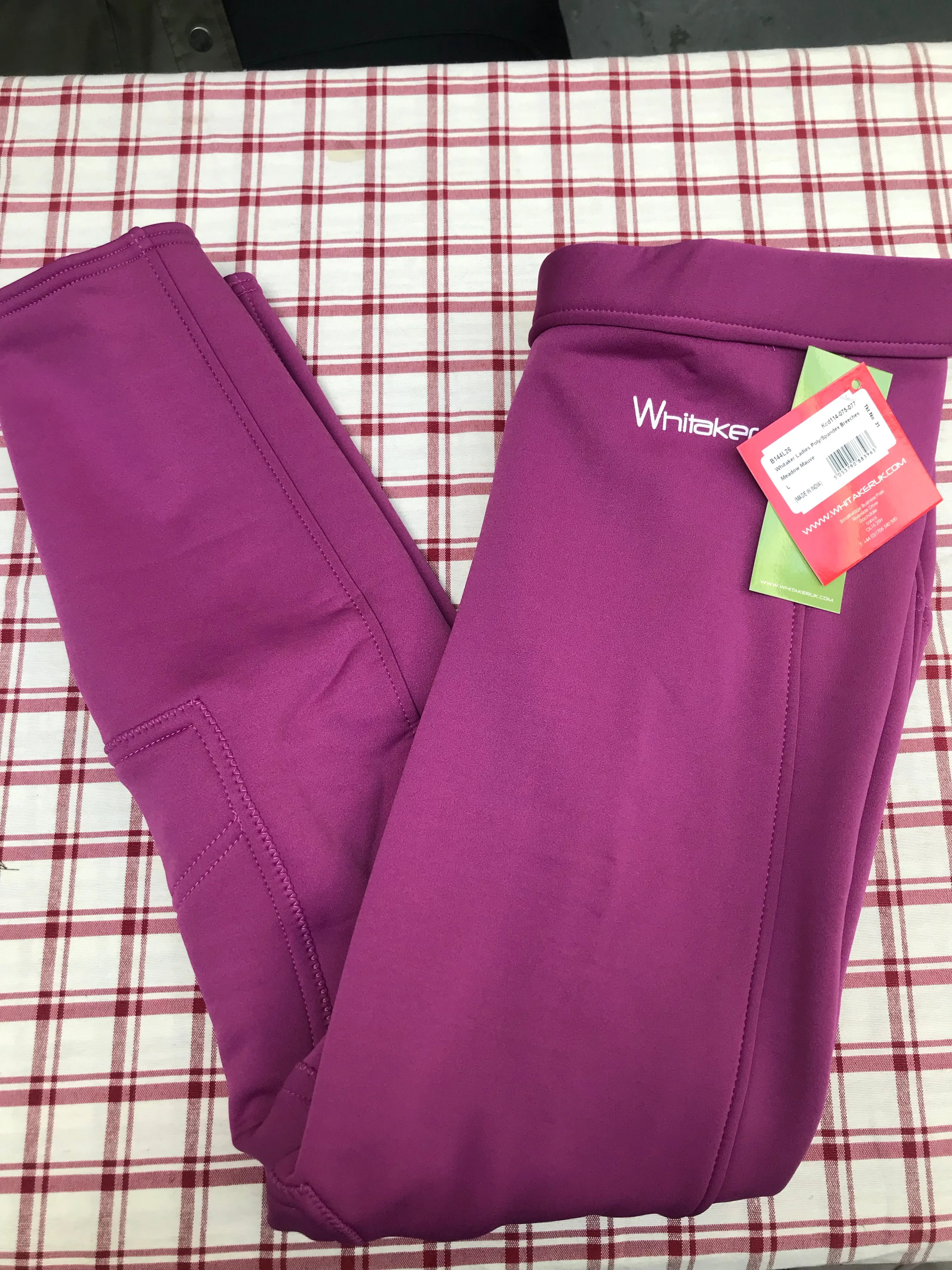New John whittaker purple thermal fleece lined jodhpurs in size 14/16 FREE POSTAGE*