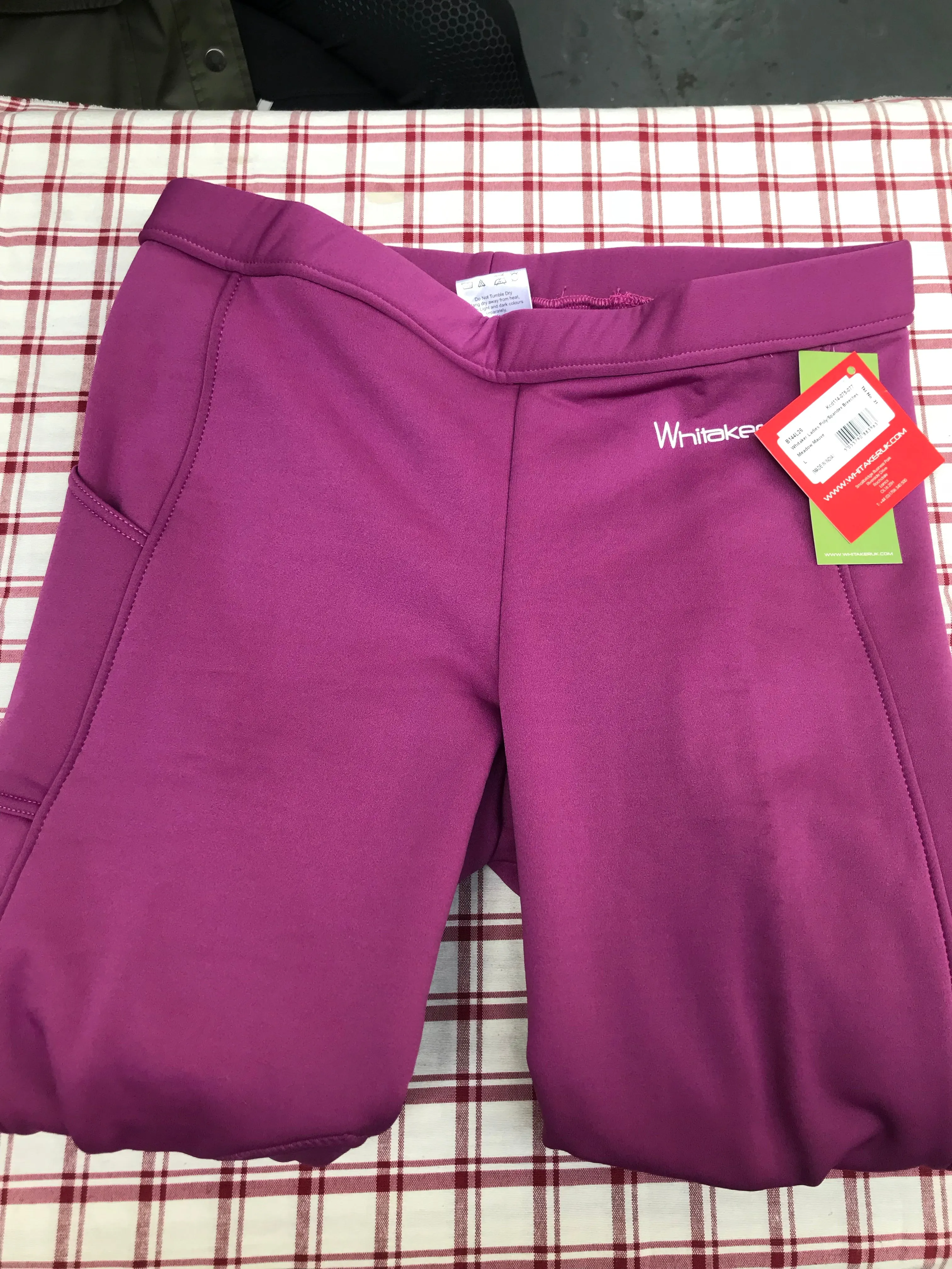 New John whittaker purple thermal fleece lined jodhpurs in size 14/16 FREE POSTAGE*