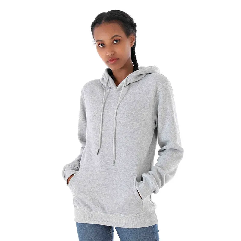 New Winter Letter Printed Zip Up Hoodie