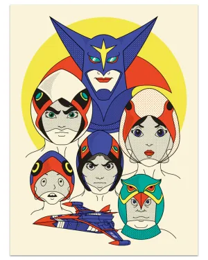 Nicole Anguish - "Battle of the Planets" print