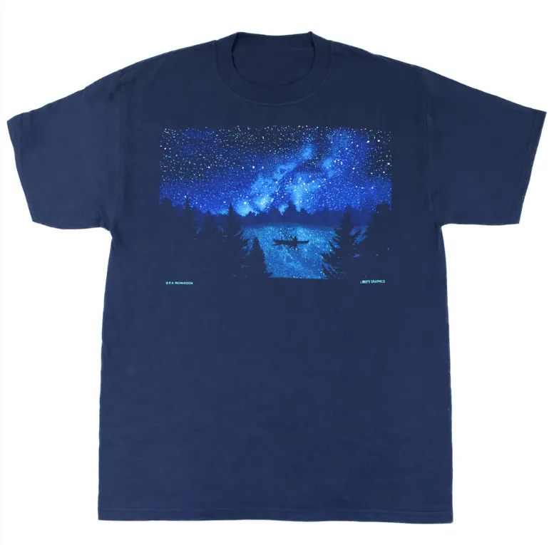 Night Kayaker Tee Shirt