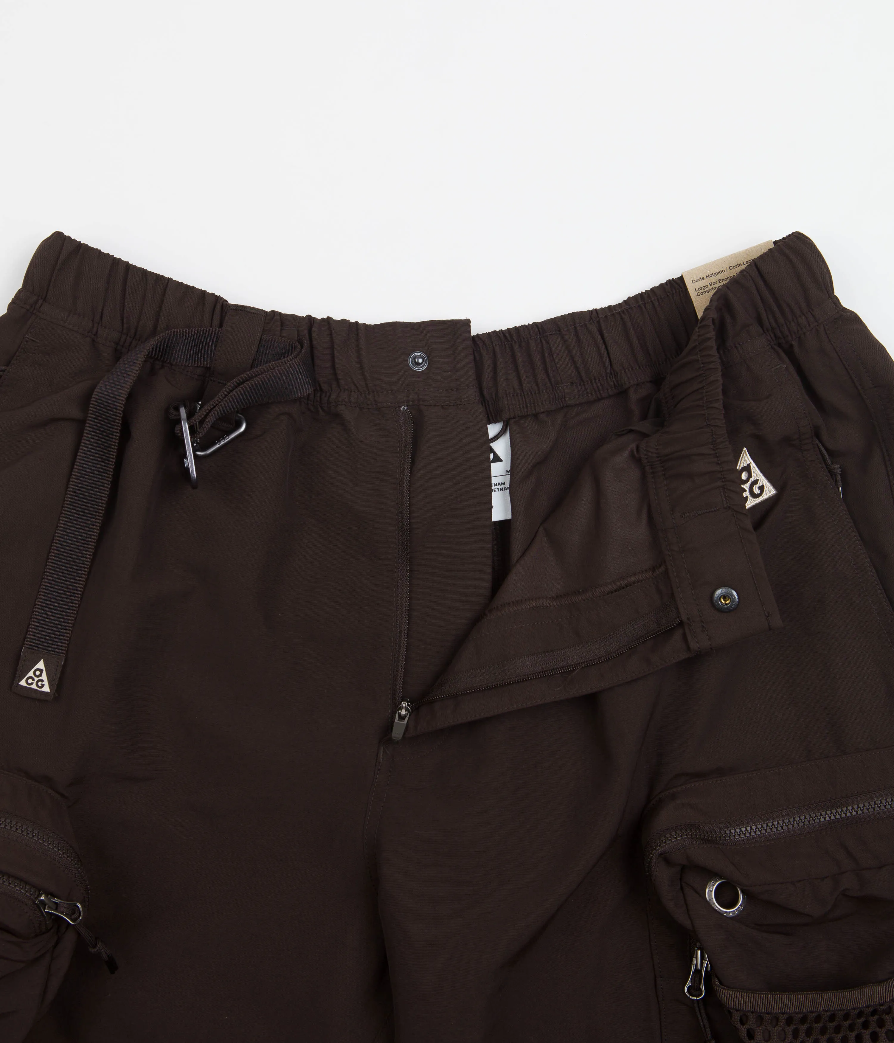 Nike ACG Snowgrass Cargo Shorts - Velvet Brown / Black / Sanddrift