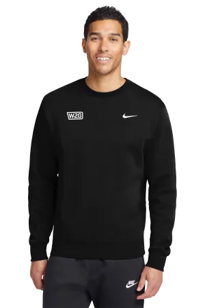 Nike Club Fleece Crew, Black [Ware2Go]
