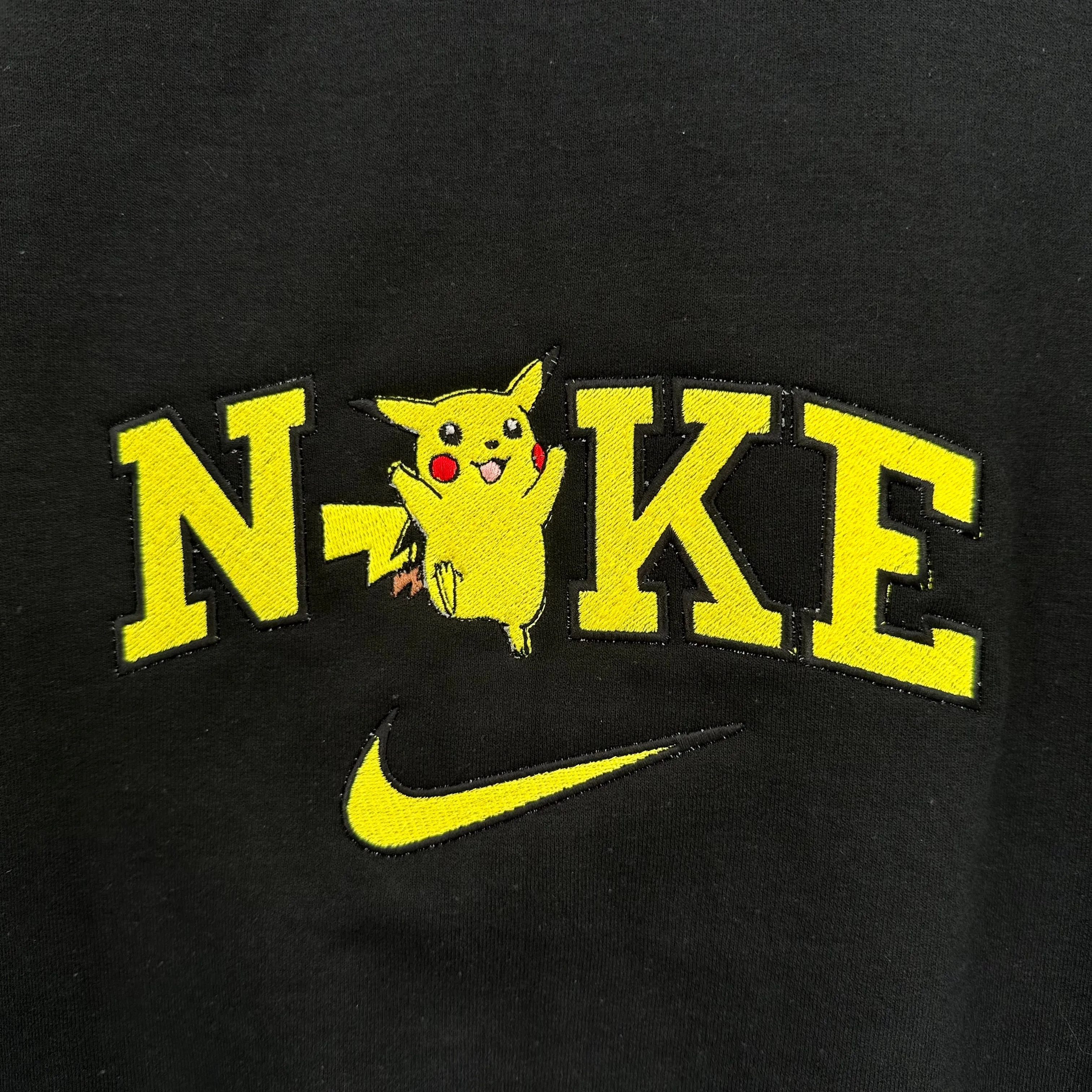 Nike Pokemon Pikachu Embroidered Unisex Crewneck Sweatshirt