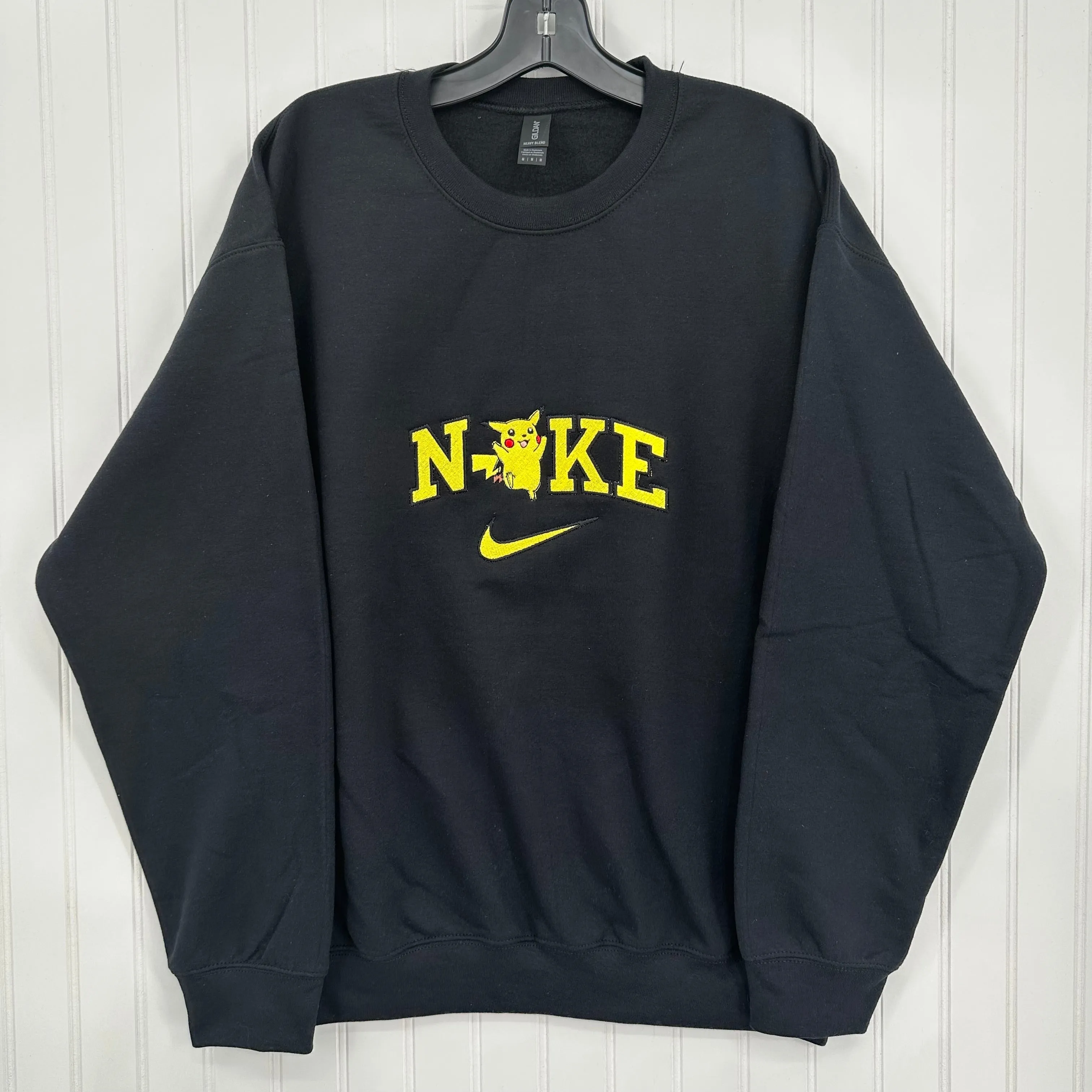 Nike Pokemon Pikachu Embroidered Unisex Crewneck Sweatshirt