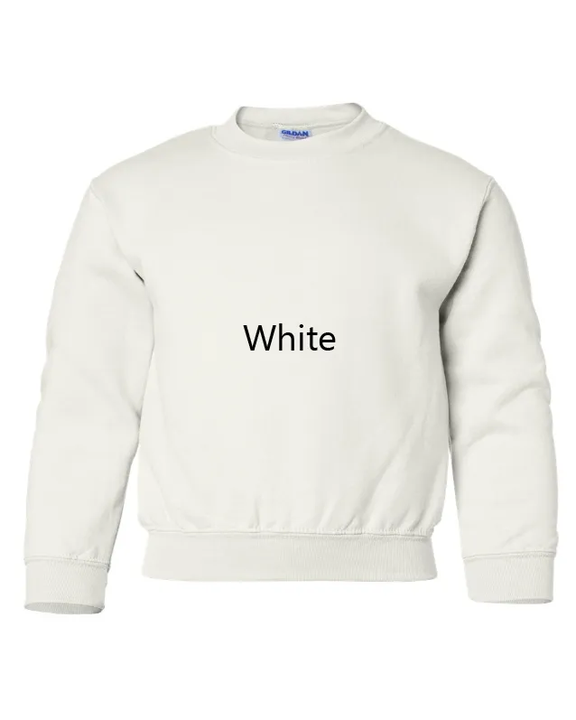 Nike Swoosh Highland Cow Embroidered YOUTH Sweatshirt Kids Boy Girl Unisex Crewneck