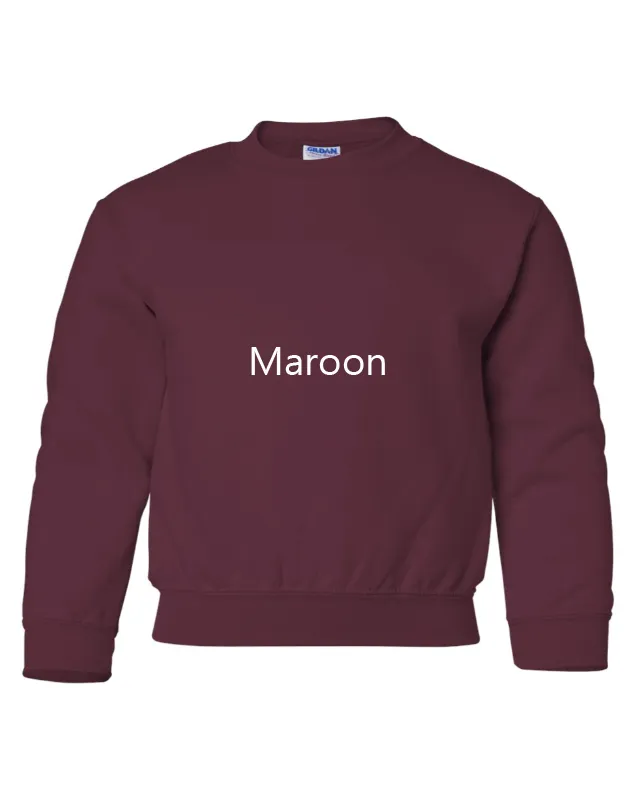 Nike Swoosh Highland Cow Embroidered YOUTH Sweatshirt Kids Boy Girl Unisex Crewneck