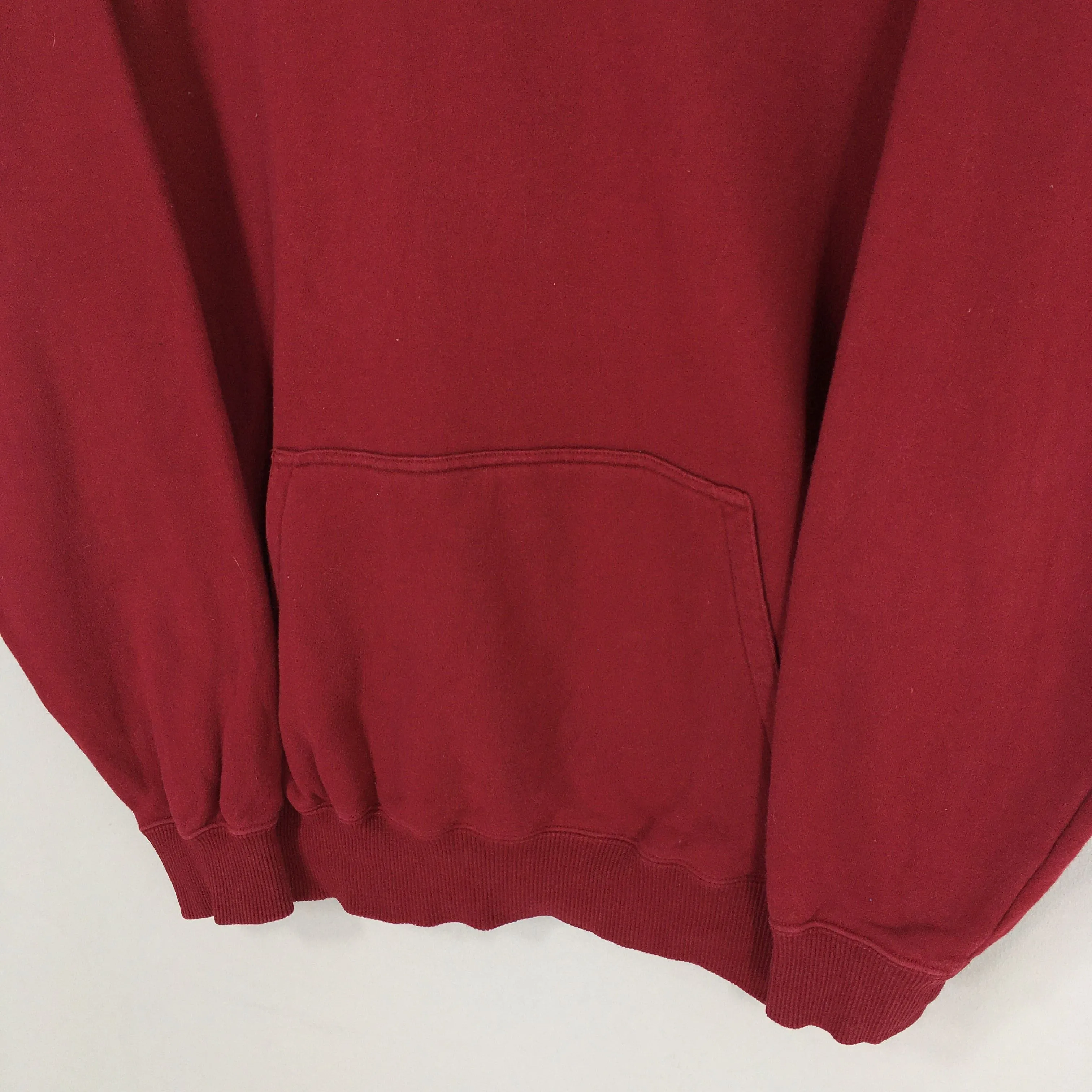 Nike Swoosh Maroon Pullover Hoodie Medium