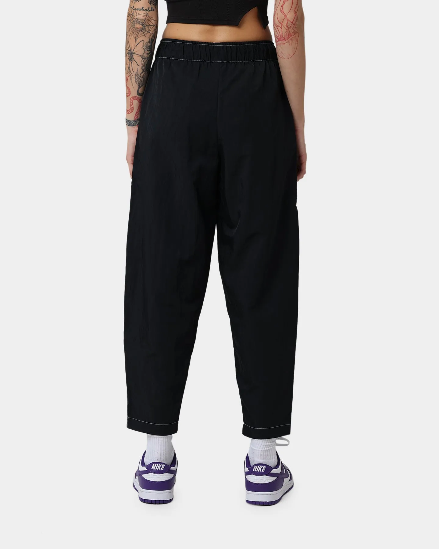 Nike Women's Sportswear Woven High-Rise Pants Black/Black/White