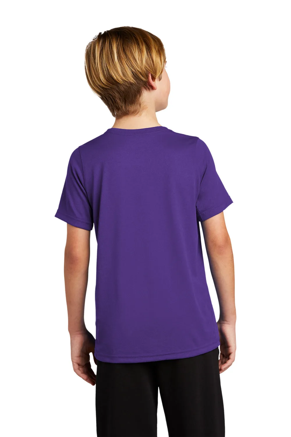 Nike Youth Legend Dri-Fit Moisture Wicking Short Sleeve Crewneck T-Shirt - Court Purple