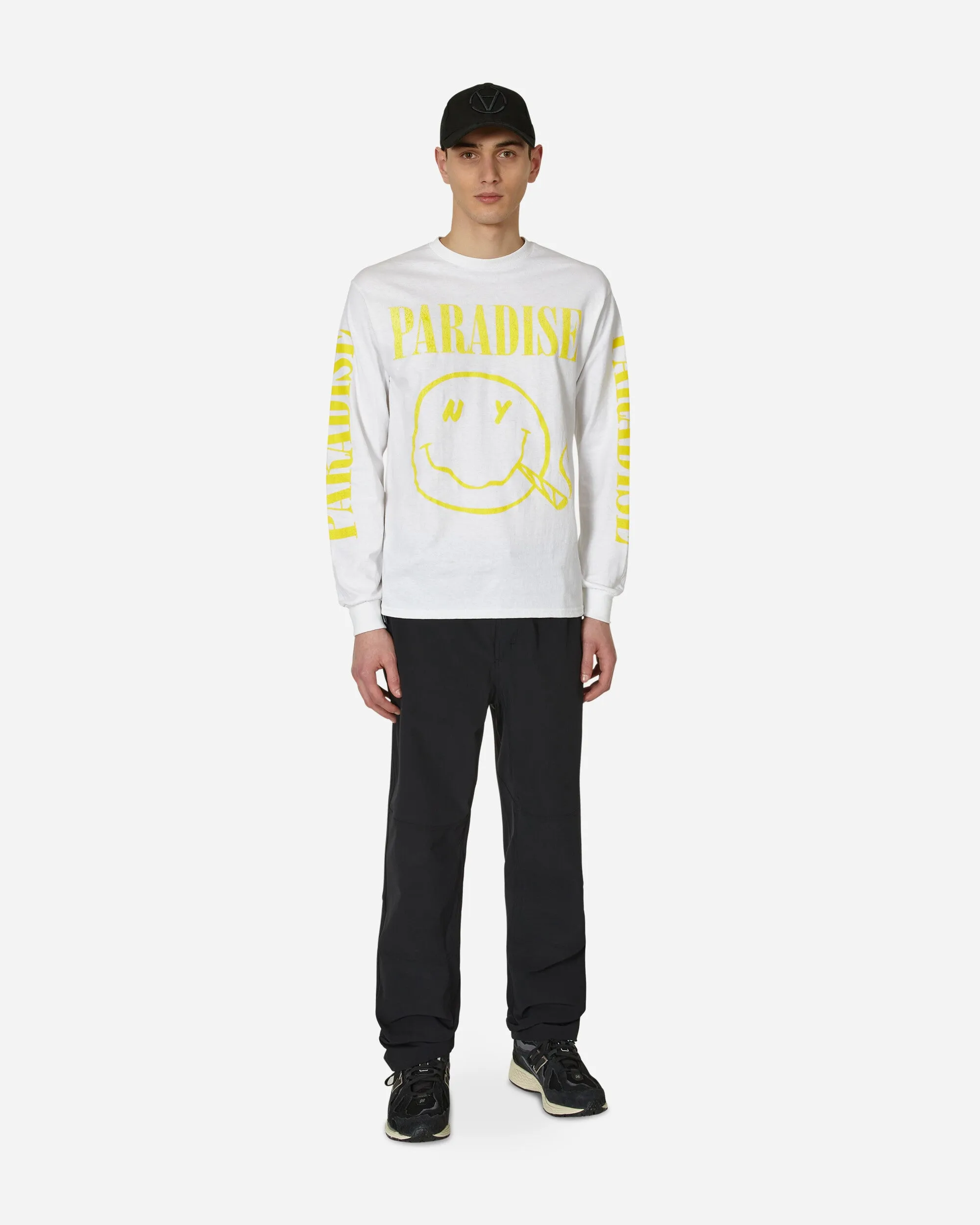 Nirvana In PARADIS3 Longsleeve T-Shirt White
