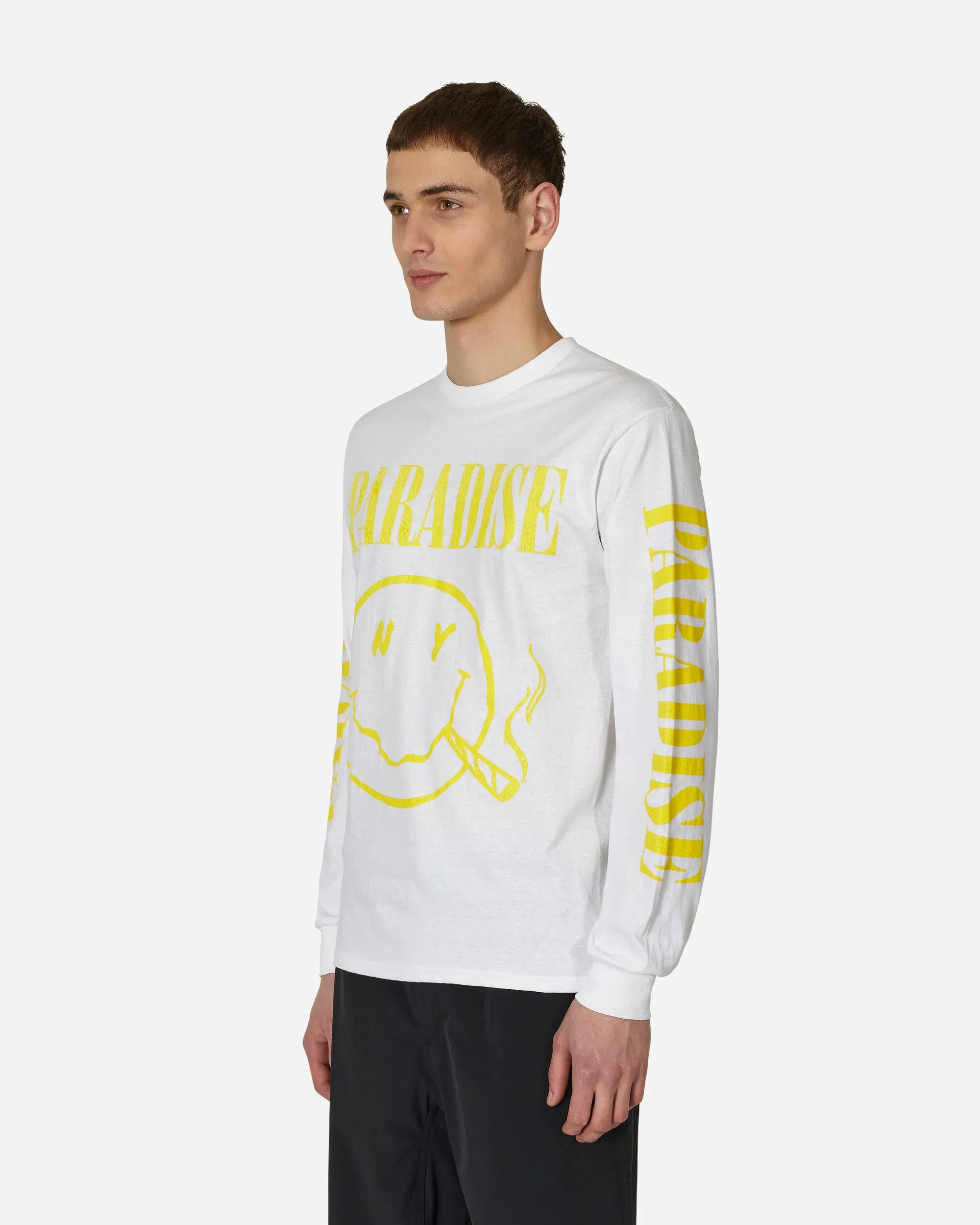 Nirvana In PARADIS3 Longsleeve T-Shirt White