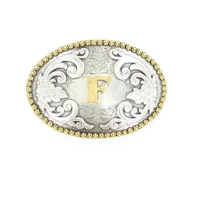 Nocona Western Initial Belt Buckles