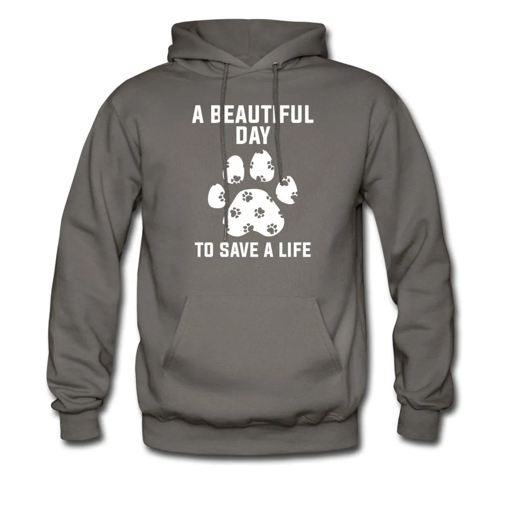 NOMV A beautiful day to save a life unisex Hoodie