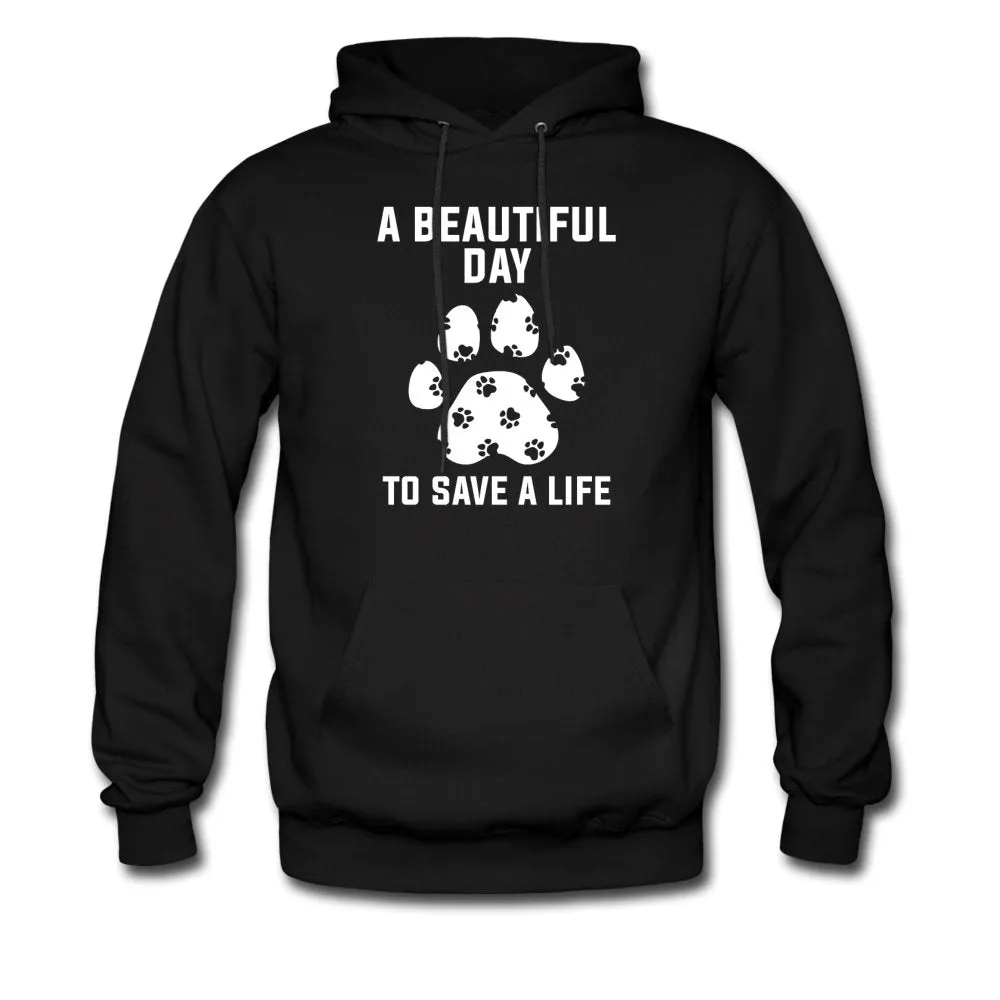 NOMV A beautiful day to save a life unisex Hoodie
