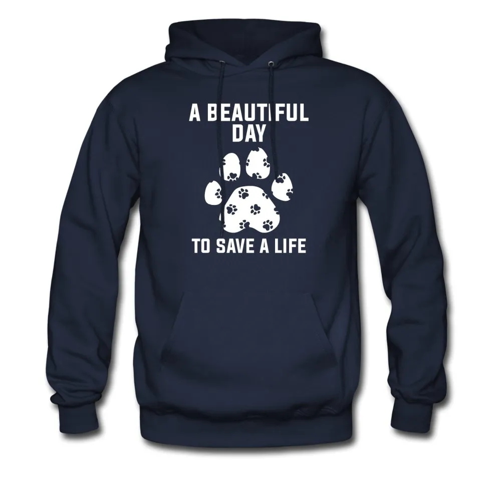 NOMV A beautiful day to save a life unisex Hoodie