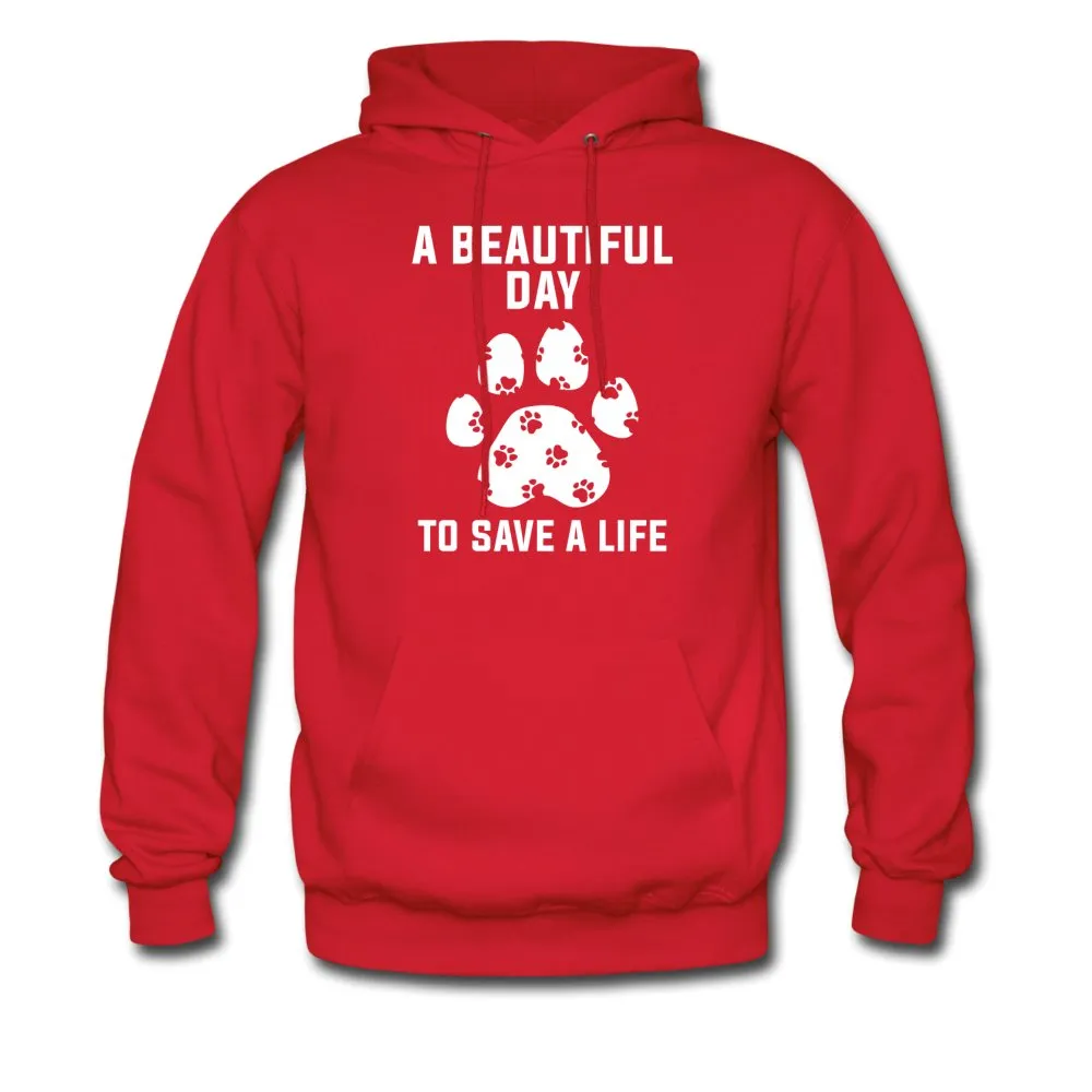NOMV A beautiful day to save a life unisex Hoodie