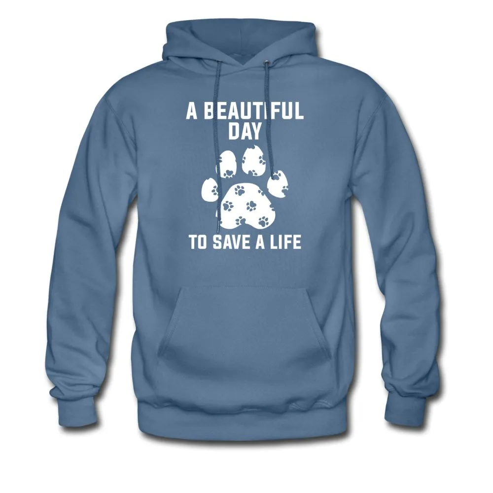 NOMV A beautiful day to save a life unisex Hoodie