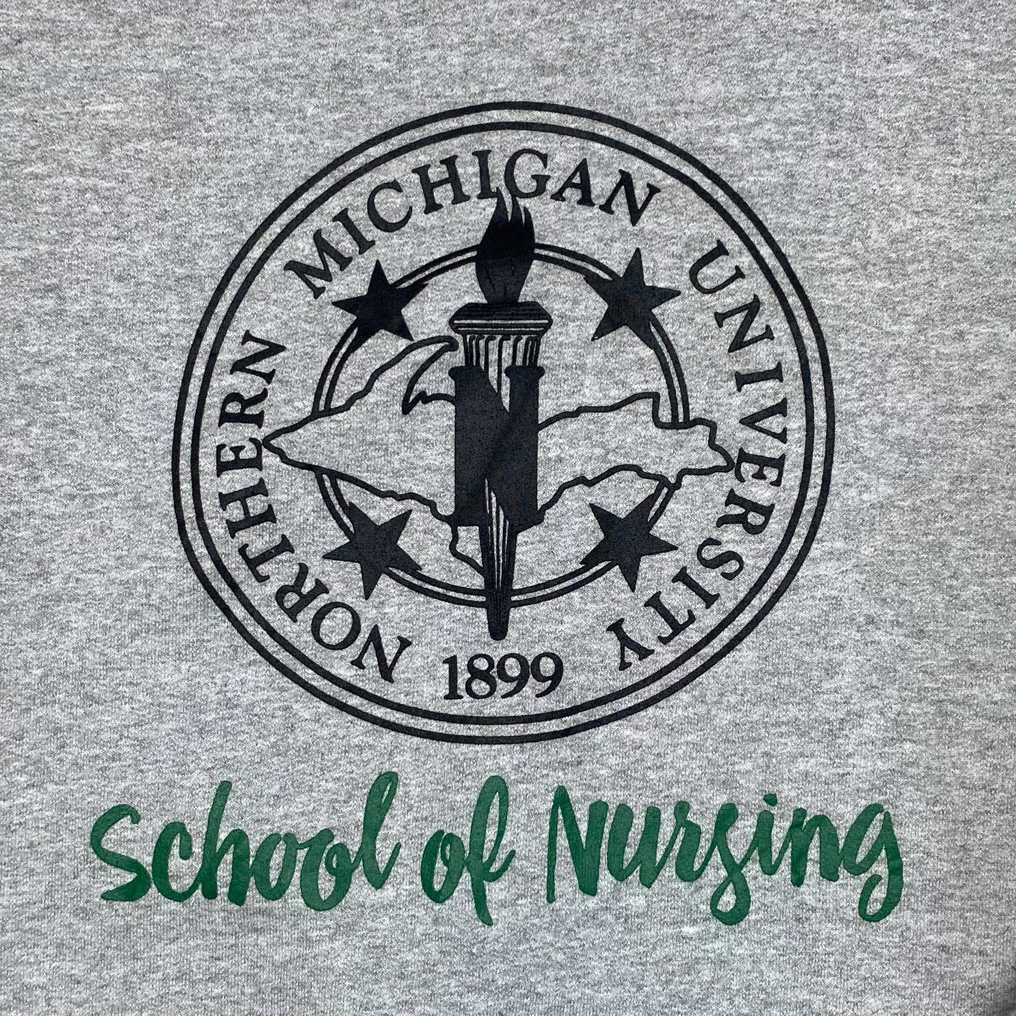 NORTHERN MICHIGAN UNIVERSITY “School Of Nursing” College Crewneck Sweatshirt