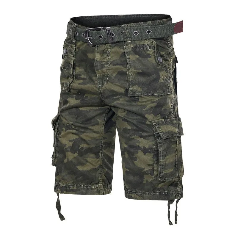 Nsqured Men's Camouflage Cargo Shorts